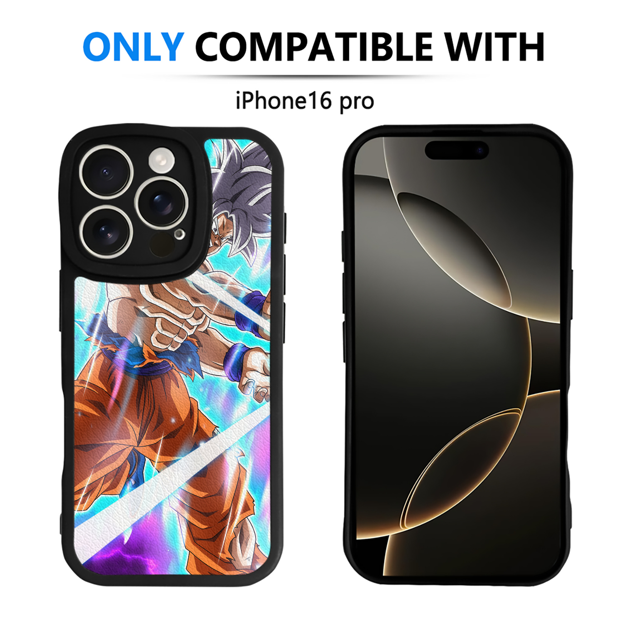 （画像用） ドラゴンボール DRAGON BALL 【iPhone 16シリーズ対応】シリコンスマホケース（レザー調） 材質：シリコン